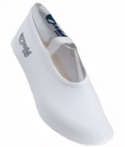 Anniel hvide gymnastiksko i stretch stof