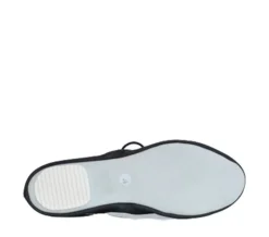 Anniel sort snøre gymnastiksko skind med hæl