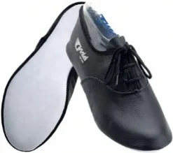 Anniel sort snøre gymnastiksko skind