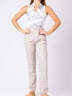 Beige sved bukser til dans og ballet Mara Dancewear