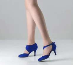 Blå dansesko Nueva Epoca By Reyna 7 cm hæl