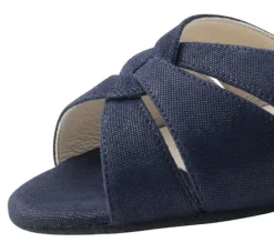 Blå Ebony dansesko i ruskind Werner Kern