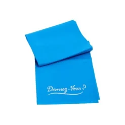 Blå træningselastik til mange øvelser