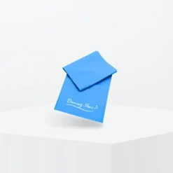 Blå træningselastik til mange øvelser