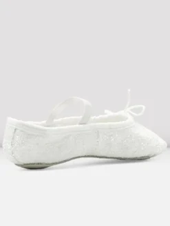 Bloch hvid skind glimmer balletsko