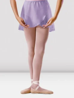 Bloch lilla chiffon skørt børn