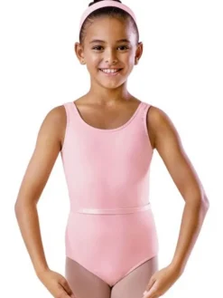 Bloch mørk rosa dragt m. bælte u. ærme til piger