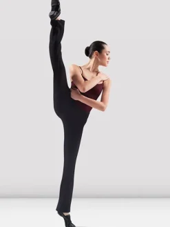 Bloch sorte jazz bukser til damer i bomulds stretch