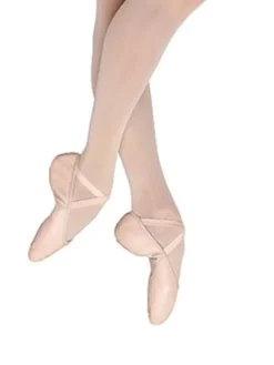 Bloch springsko/ soft balletsko rosa splitsål - Børn