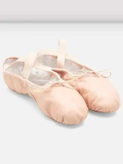 Bloch springsko/ soft balletsko rosa splitsål - Børn