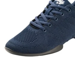 Blåsorte sneaker åndbar strik til damer - Suny