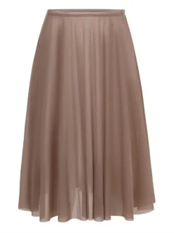 Brunt langt pull on mesh skørt fra Mara Dancewear