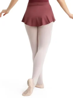 Capezio bordeaux pull-on skørt damer