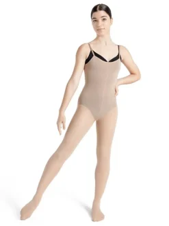 Capezio helunderdragt med hul i foden