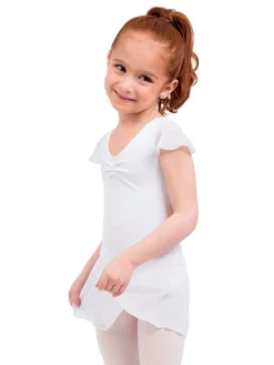 Capezio hvid dragt m.flot skørt til piger