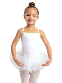 Capezio hvid dragt og tutu skørt i et