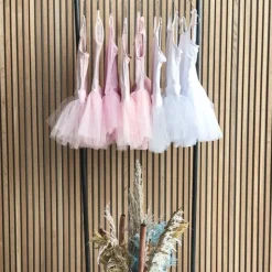 Capezio hvid tutudragt med flæser til piger