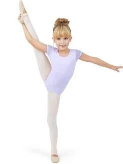 Capezio lys lavendel dragt med puf ærmer til piger