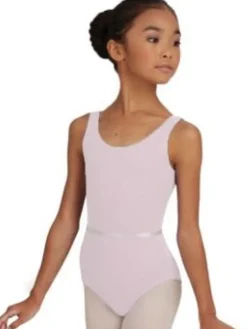 Capezio lyslilla dragt med bælte til piger