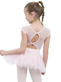 Capezio rosa dragt med påsyet tutu skørt