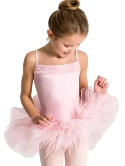 Capezio rosa tutudragt med flæser