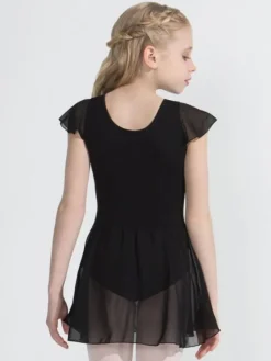 Capezio sort dragt m.flot skørt til piger