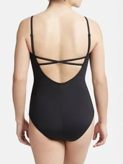 Capezio sort dragt m/indbygget C - D bh cup