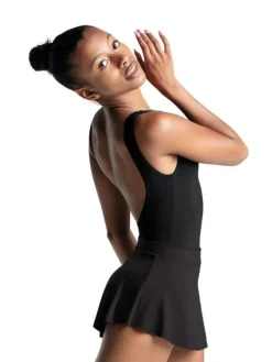 Capezio sort pull-on skørt damer