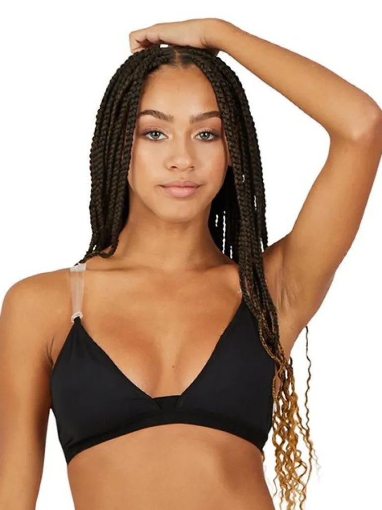 Capezio sort trekant bh til dans/ballet/gymnastik