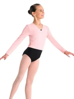 Cross-over rosa overdel til piger Bloch