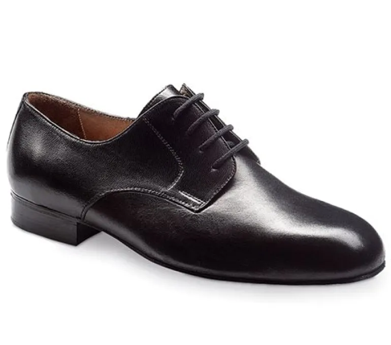 Dansesko bred i sort lækker skind Werner Kern