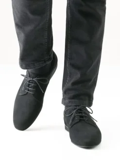 Dansesko sort lækker ruskind Werner Kern