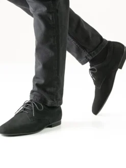 Dansesko sort lækker ruskind Werner Kern