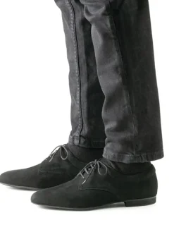 Dansesko sort lækker ruskind Werner Kern