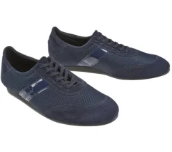 Diamant mørkeblå dansesneaker vario spin sål til herrer