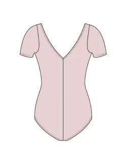 Dragt med korte ærmer i lyserød fra Wear Moi