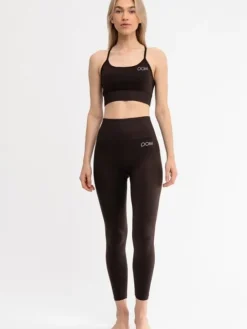 Drop of mindfulness seamless sports top mørkebrun