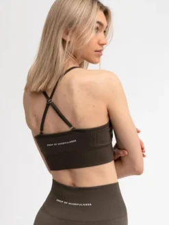 Drop of mindfulness seamless sports top olivengrøn