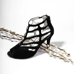 Flot Anna Kern sort spændende dansesko