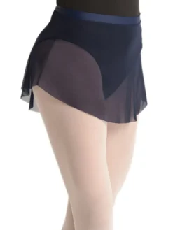 Flot kort marineblåt balletskørt fra BalletRosa