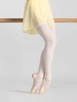 Flot lysegul ballet slå om skørt fra Balletrosa