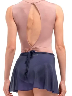 Flot mørkeblå ballet slå om skørt fra Balletrosa