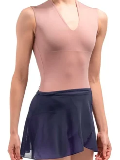 Flot mørkeblå ballet slå om skørt fra Balletrosa