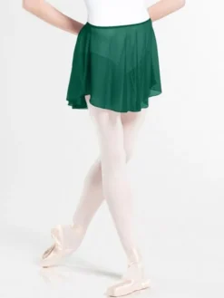 Flot mørkegrønt pull-on skørt fra WearMoi