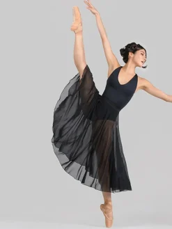 Flot sort langt balletskørt fra BalletRosa