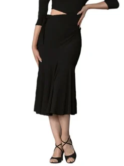 Flot sort nederdel Danceeverywear