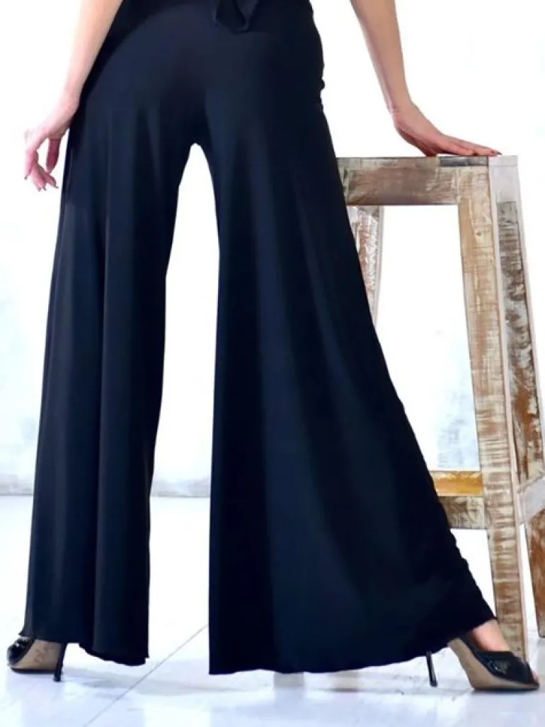 Flotte sorte bukser med vidde - Danceeverywear