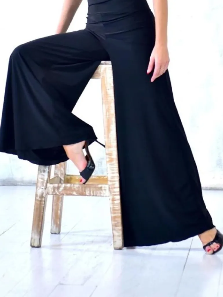 Flotte sorte bukser med vidde - Danceeverywear