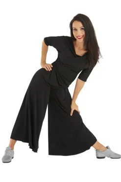 Flotte sorte bukser m.vidde - Ready4dance