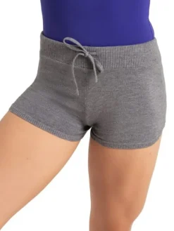 Grå danse strik shorts fra Capezio